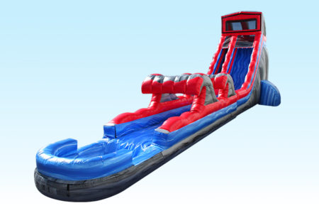 22 foot water slide with rip tide slip and slide